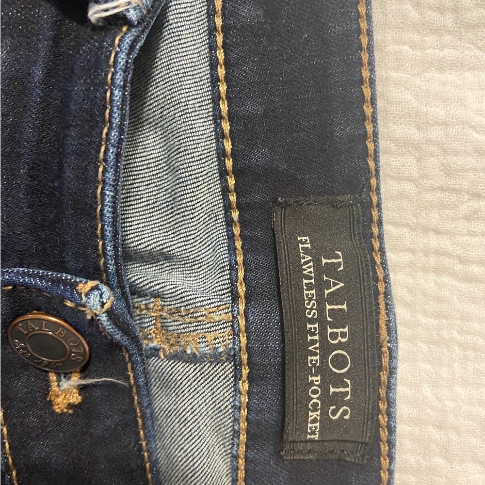 Talbots Dark Blue Straight Leg Jeans